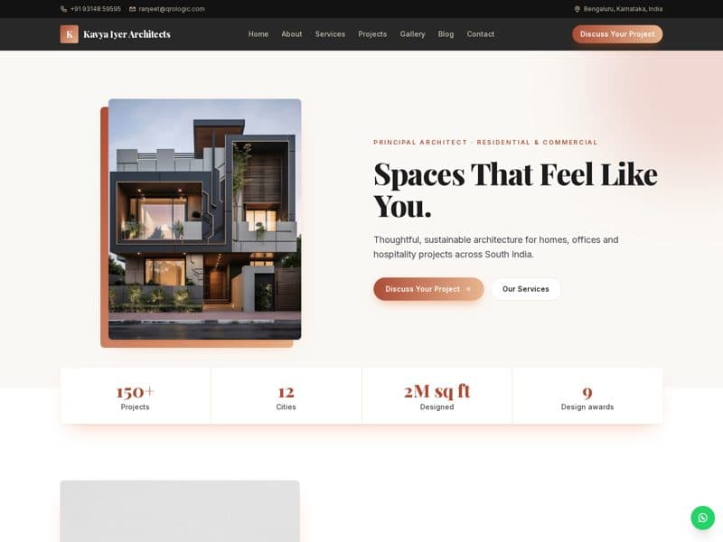 Architect website demo
