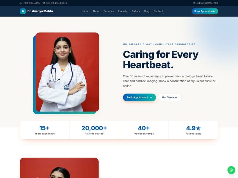 Doctor website demo